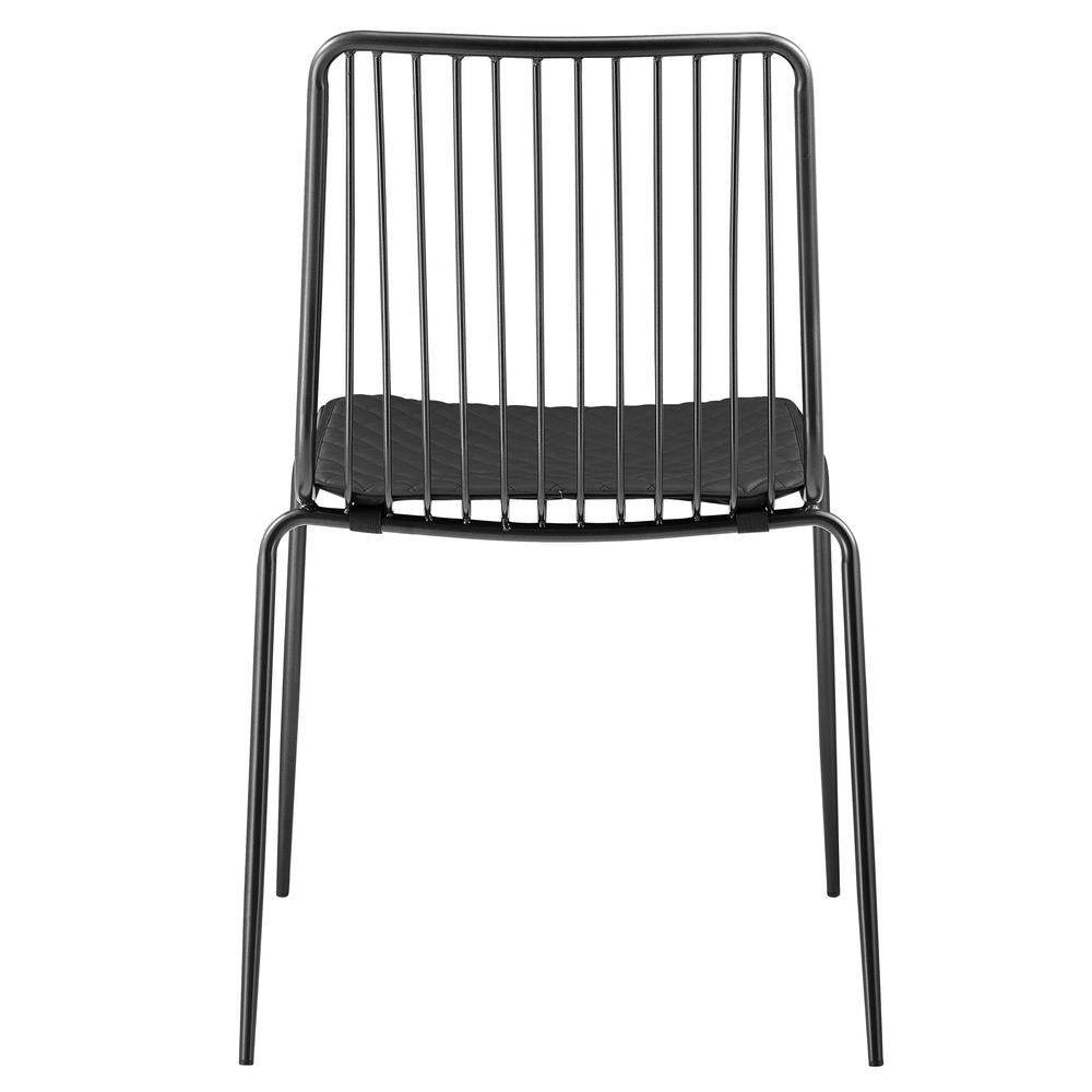 Metal Chair,Set of 4. Powder Coated Steel. Picture 4