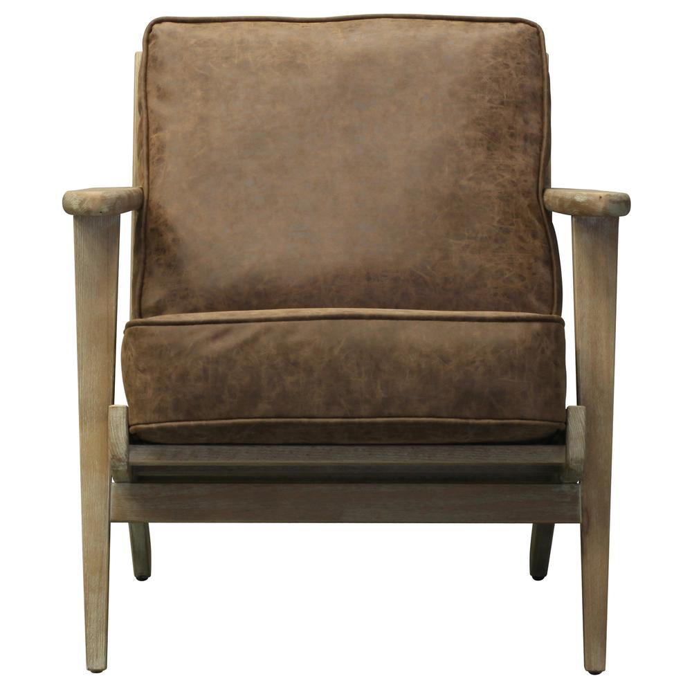 Albert PU Leather Accent Chair. Picture 2