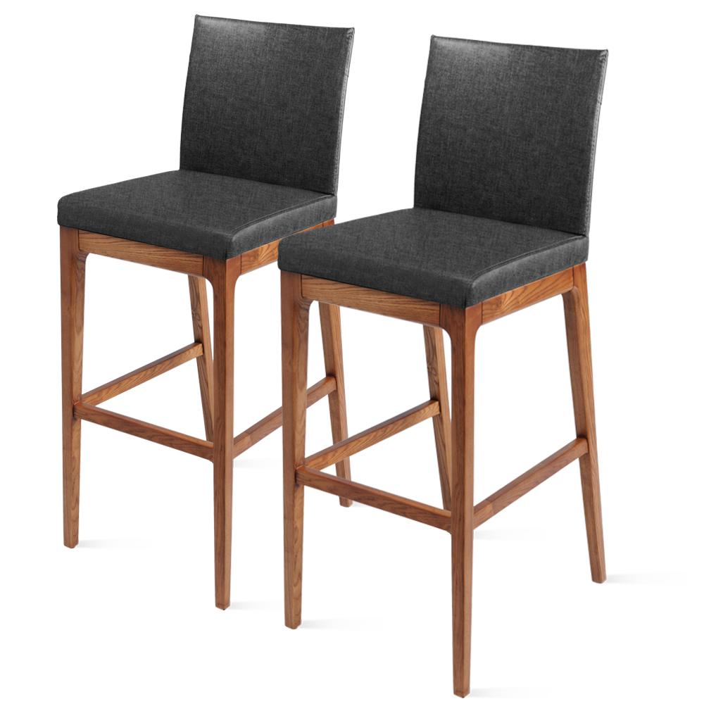 Devon Fabric Counter Stool, (Set of 2), Night Shade. The main picture.