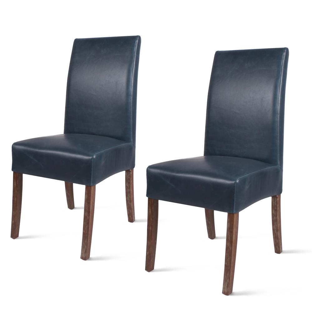Valencia Bonded Leather Chair, (Set of 2). Picture 1