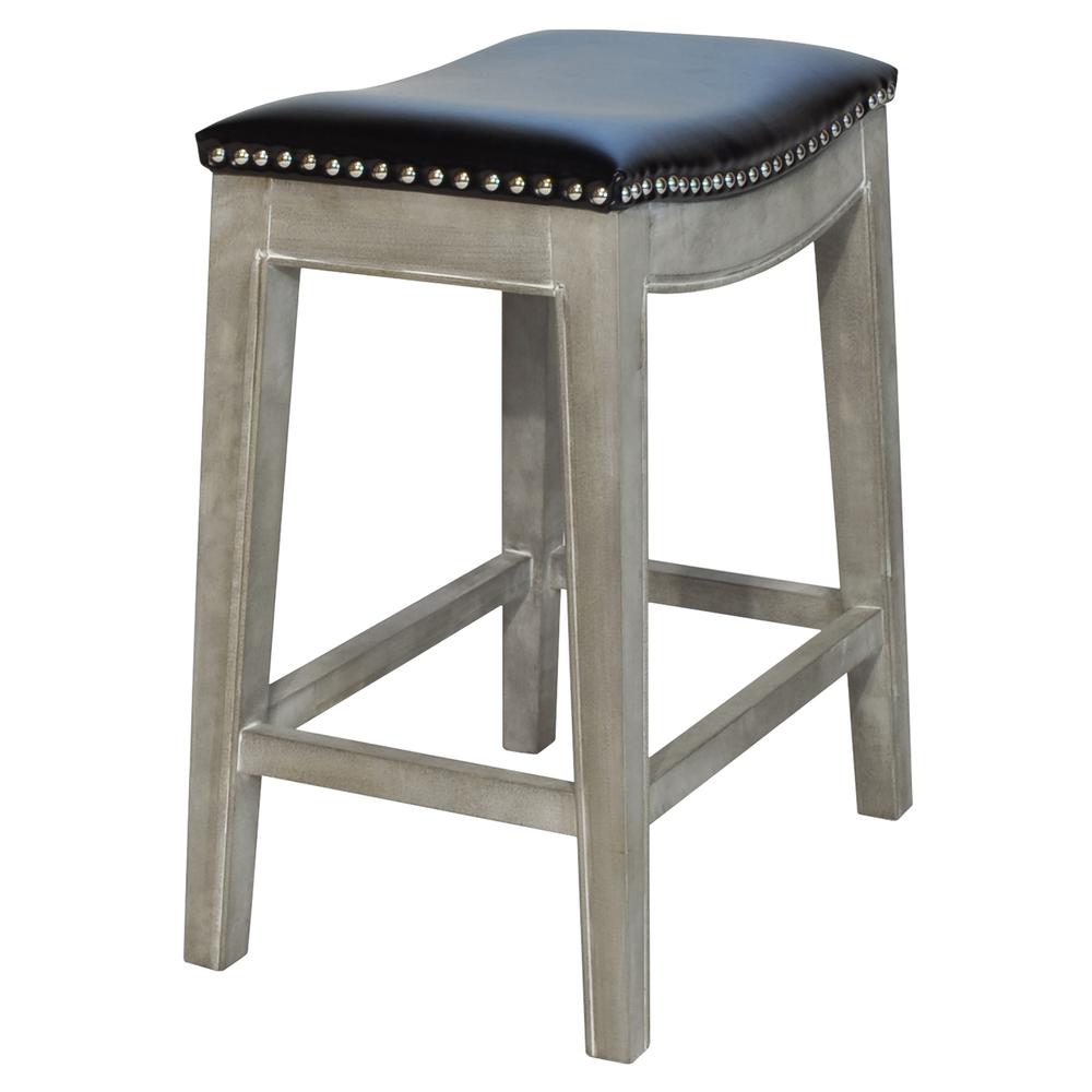 Elmo Bonded Leather Counter Stool. Picture 4