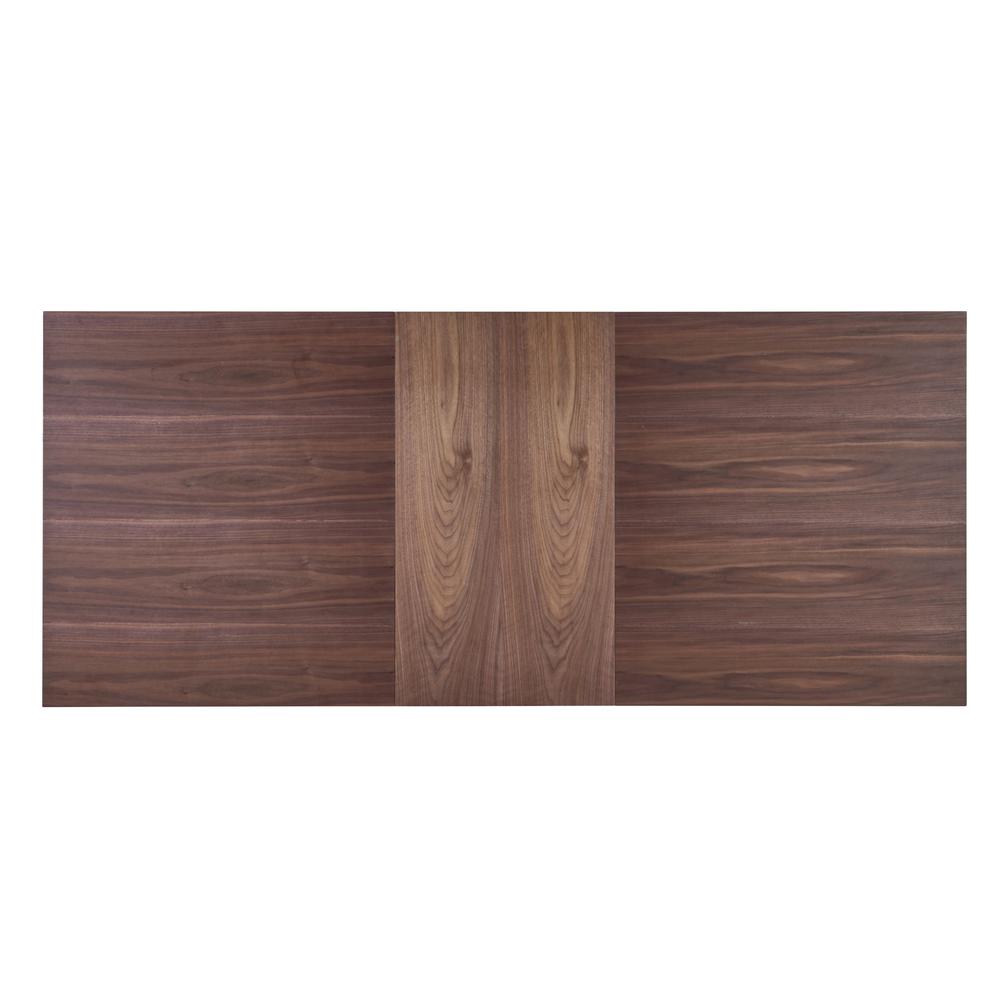 Extendable Rectangular Dining Table, Walnut. Picture 4