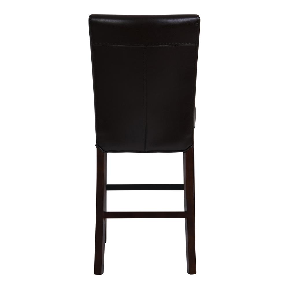 Bonded Leather Counter Stool, Coffee Bean. Picture 4