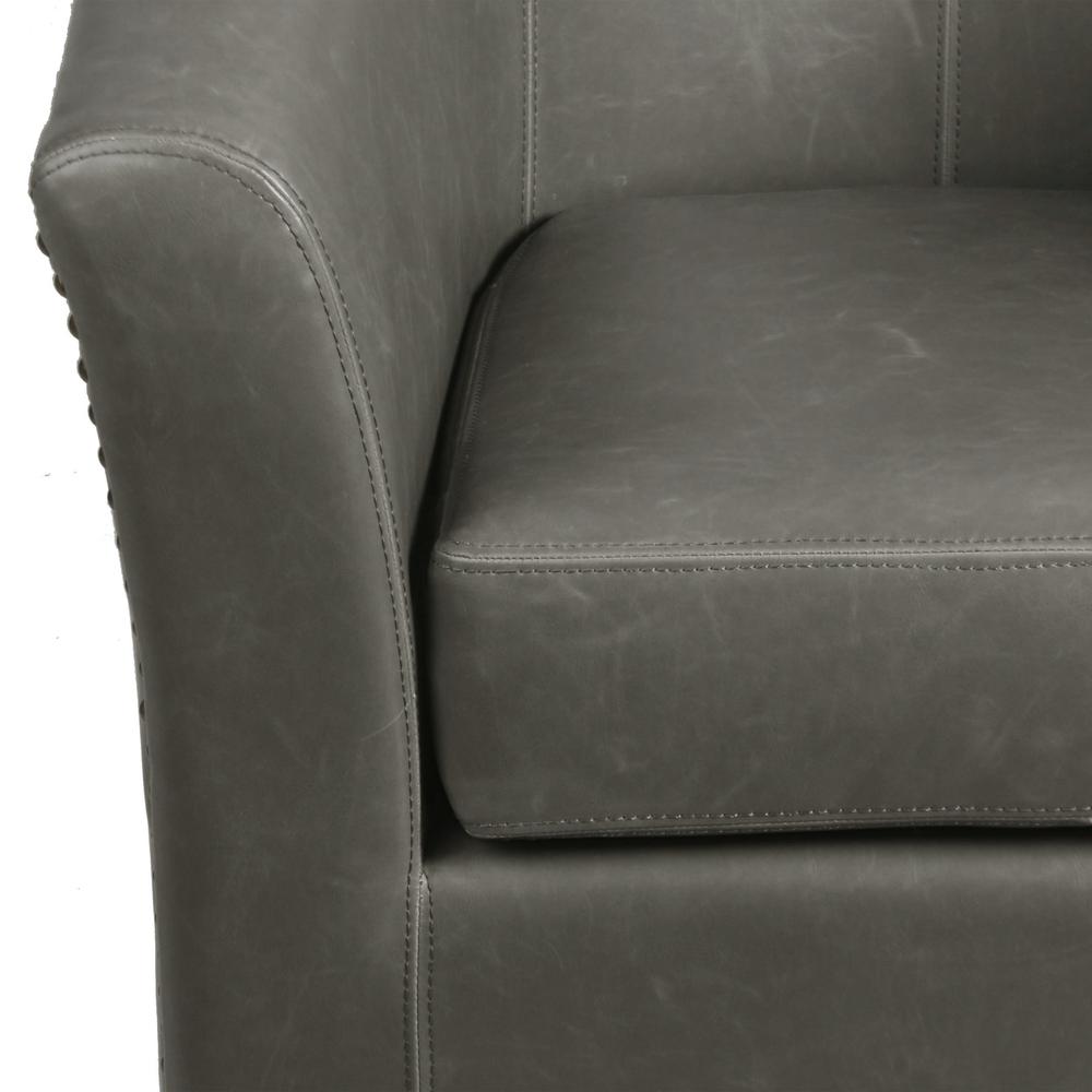 Ernest Bonded Leather Swivel Chair. Picture 6
