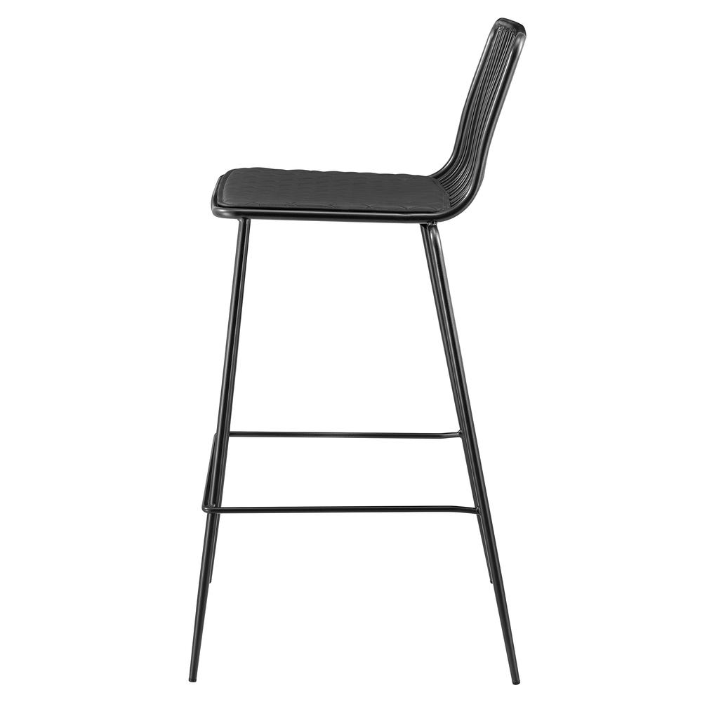 Metal Bar Stool,Set of 4. PU, Powder Coated Steel.. Picture 3