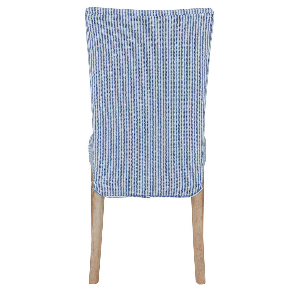 Fabric Chair,Set of 2, Blue Stripes. Picture 4