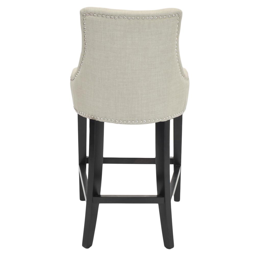 Charlotte Fabric Counter Stool, Linen. Picture 5
