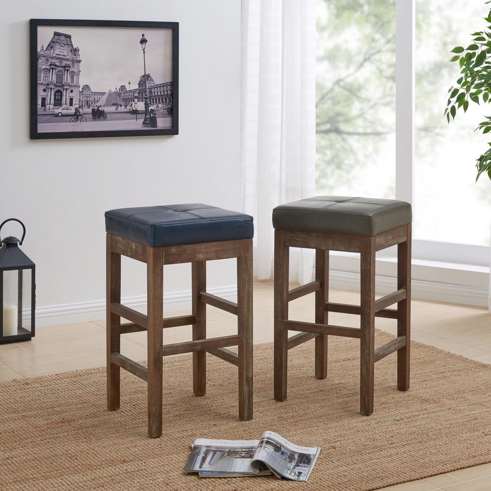 Valencia Bonded Leather Counter Stool. Picture 5