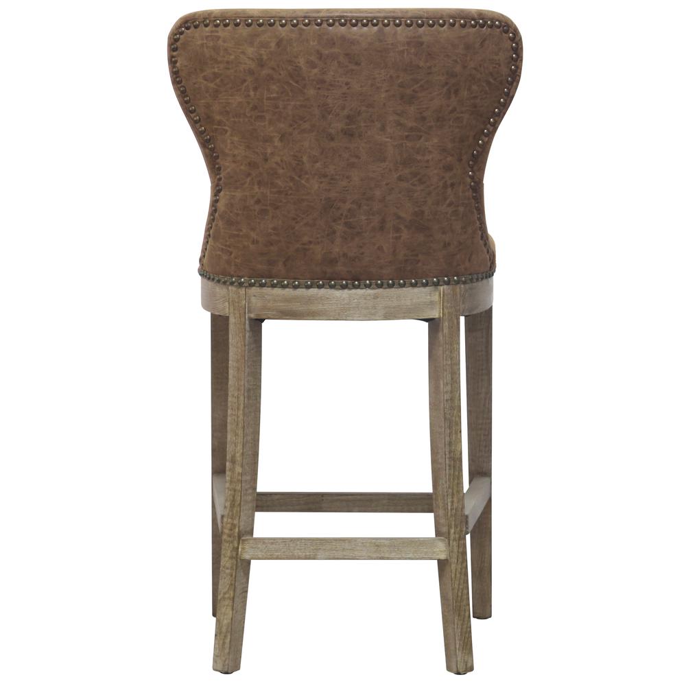 Counter Stool, Nubuck Chocolate. Picture 4