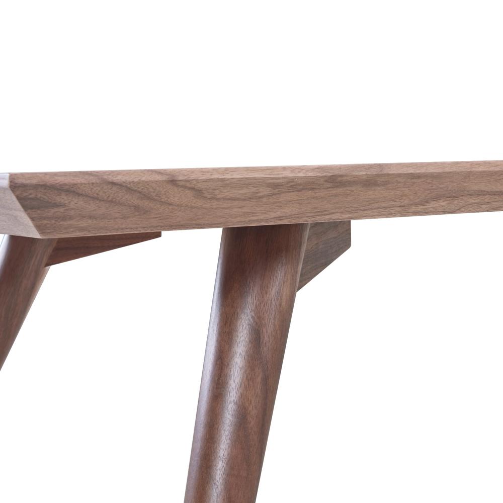 Extendable Rectangular Dining Table, Walnut. Picture 5