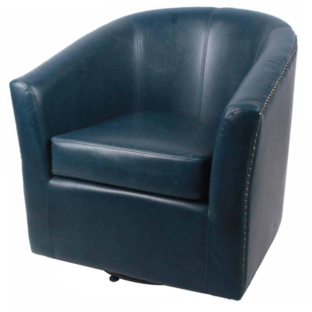 Ernest Bonded Leather Swivel Chair. Picture 1