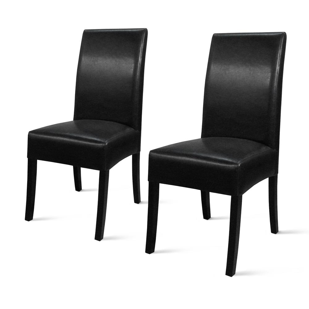 Valencia Bonded Leather Chair, (Set of 2). Picture 1