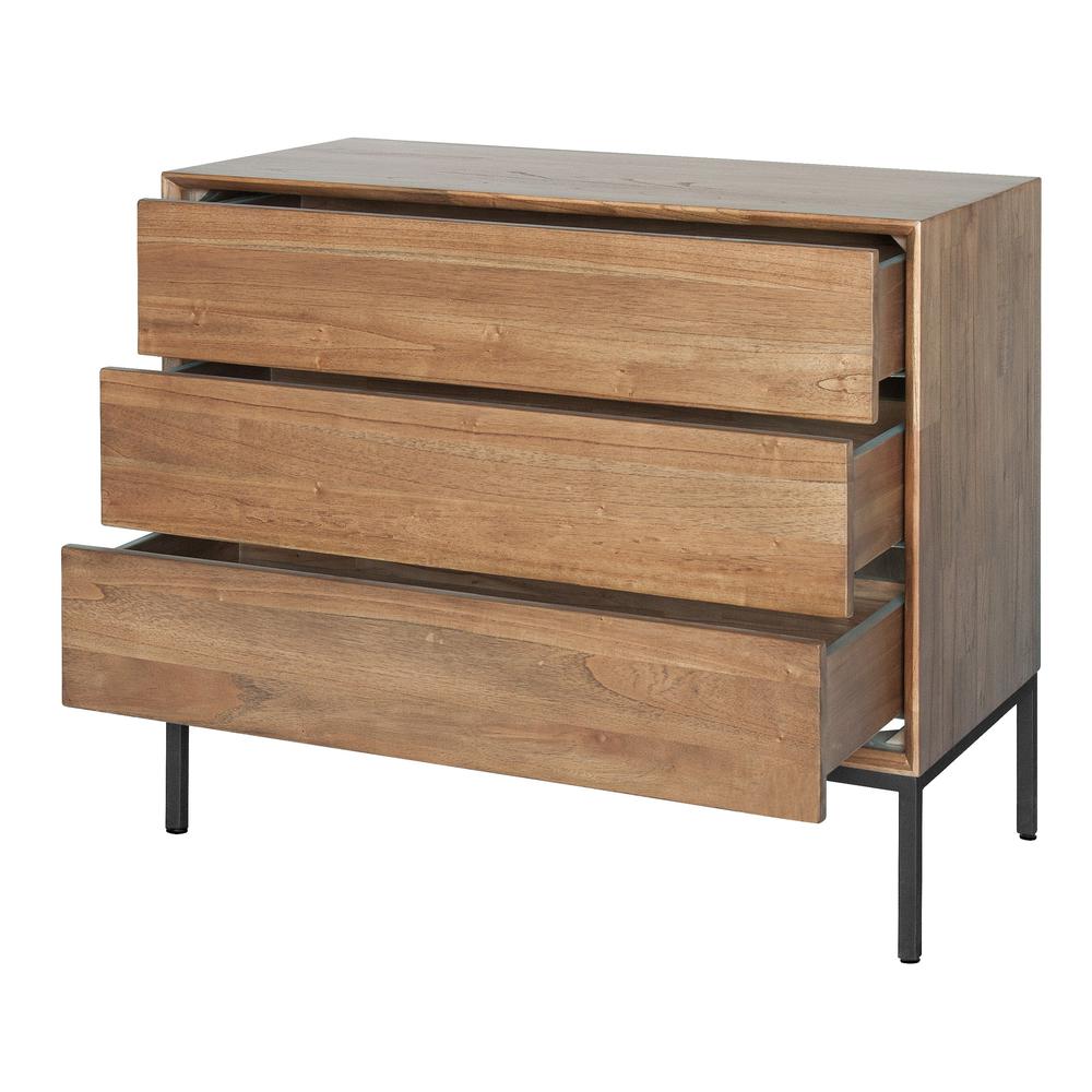 3-Drawer Chest, Newton Brown. Picture 4