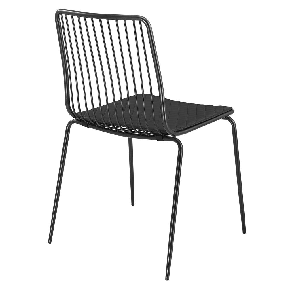 Metal Chair,Set of 4. Powder Coated Steel. Picture 5