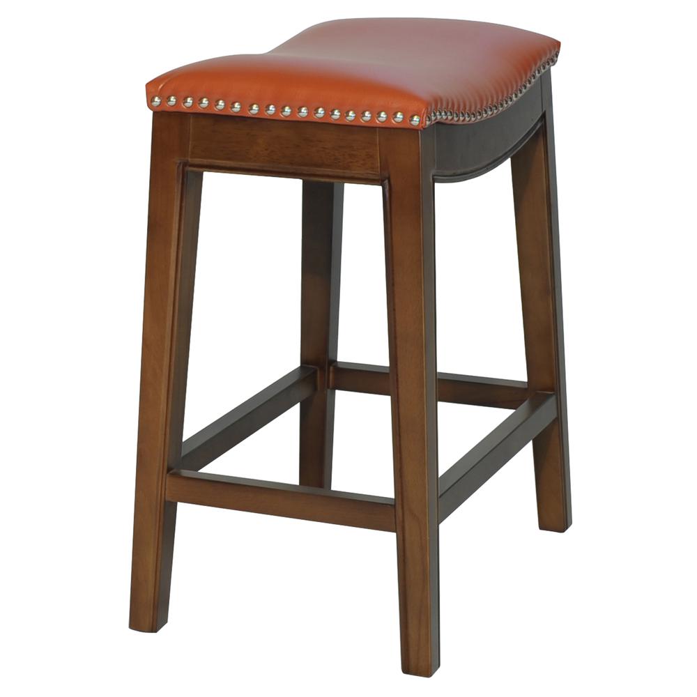 Elmo Bonded Leather Counter Stool. Picture 3