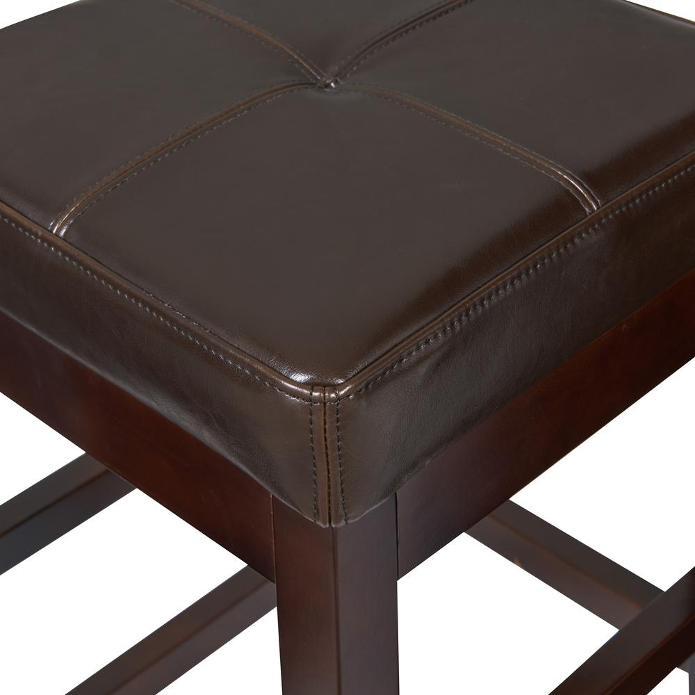 Valencia Backless Bicast Leather Counter Stool. Picture 4