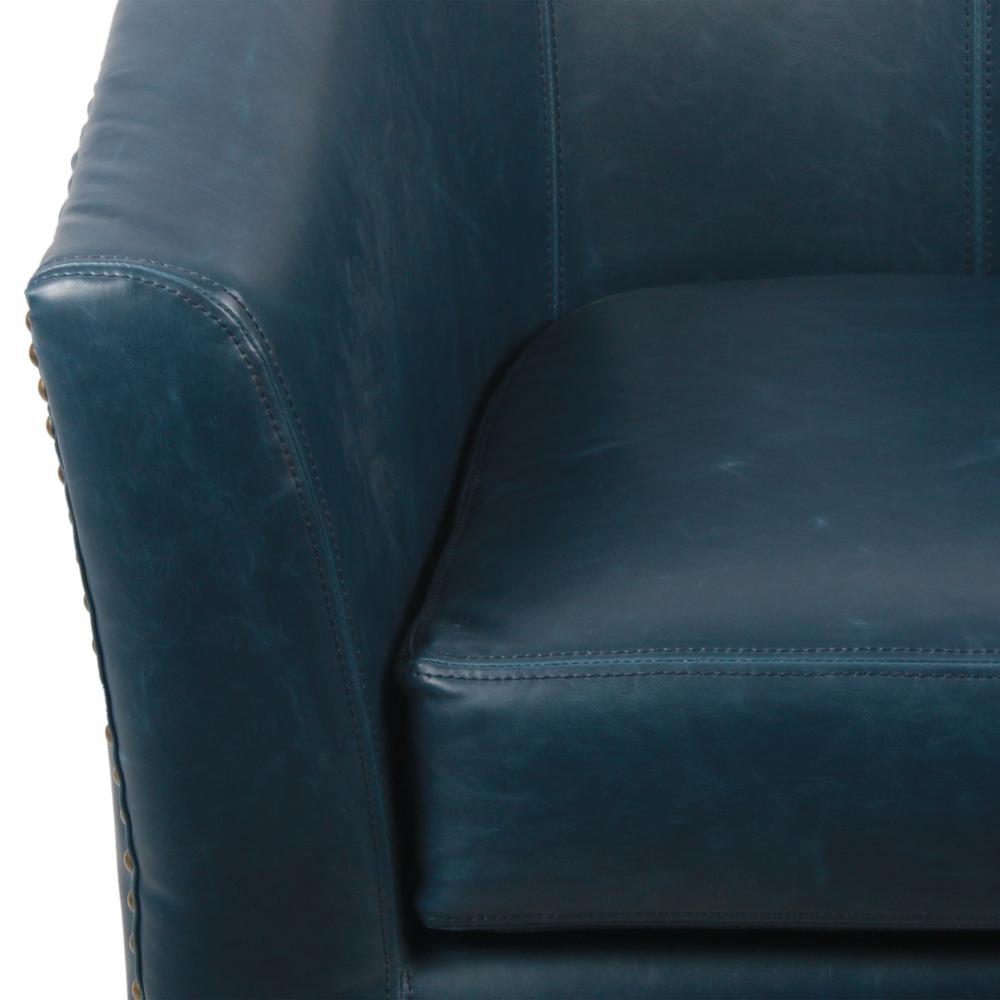 Ernest Bonded Leather Swivel Chair. Picture 6