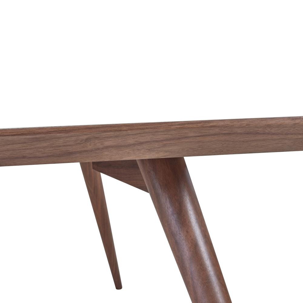 Extendable Rectangular Dining Table, Walnut. Picture 6