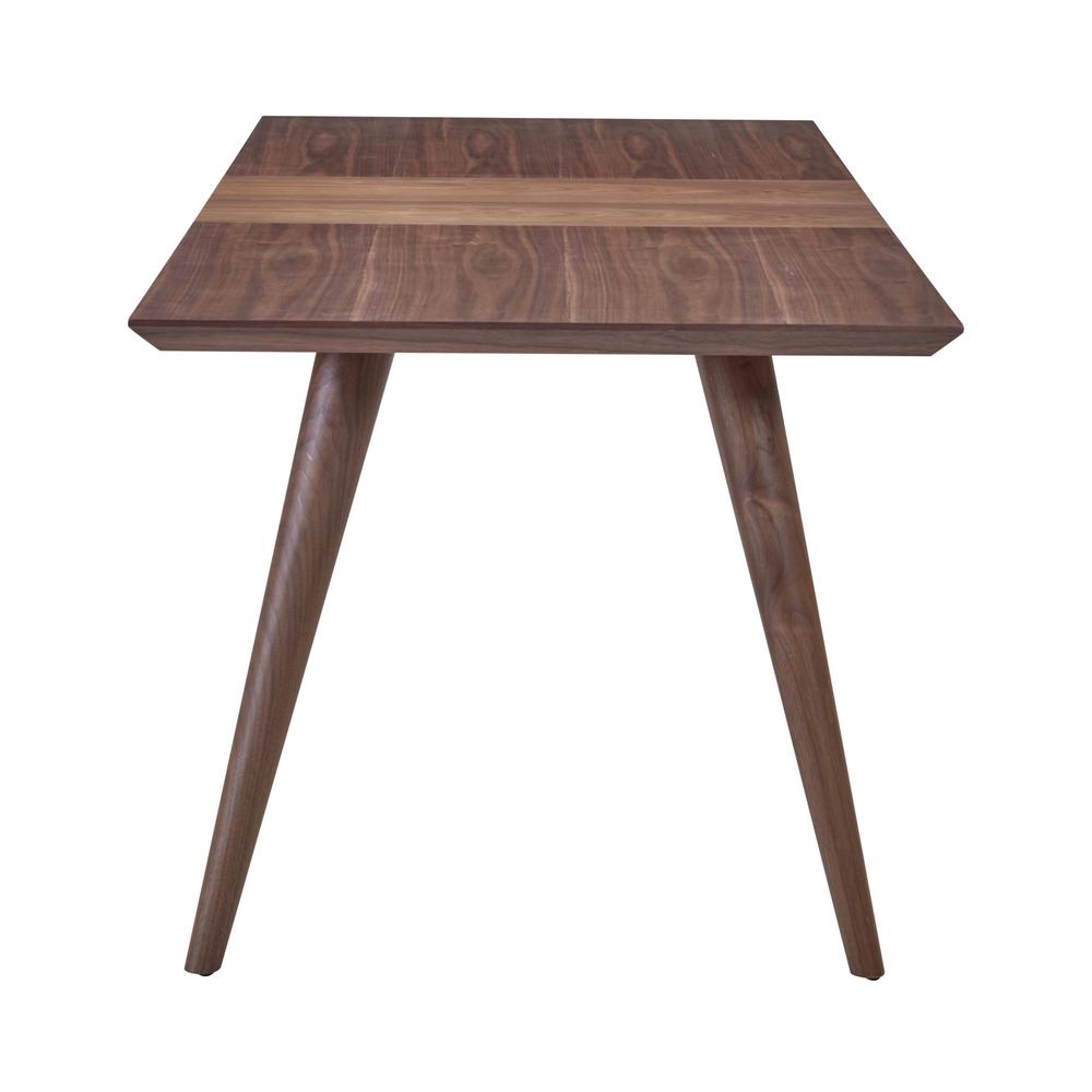 Extendable Rectangular Dining Table, Walnut. Picture 3