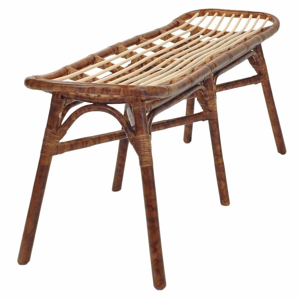 Beyla Rattan Bench. Picture 4