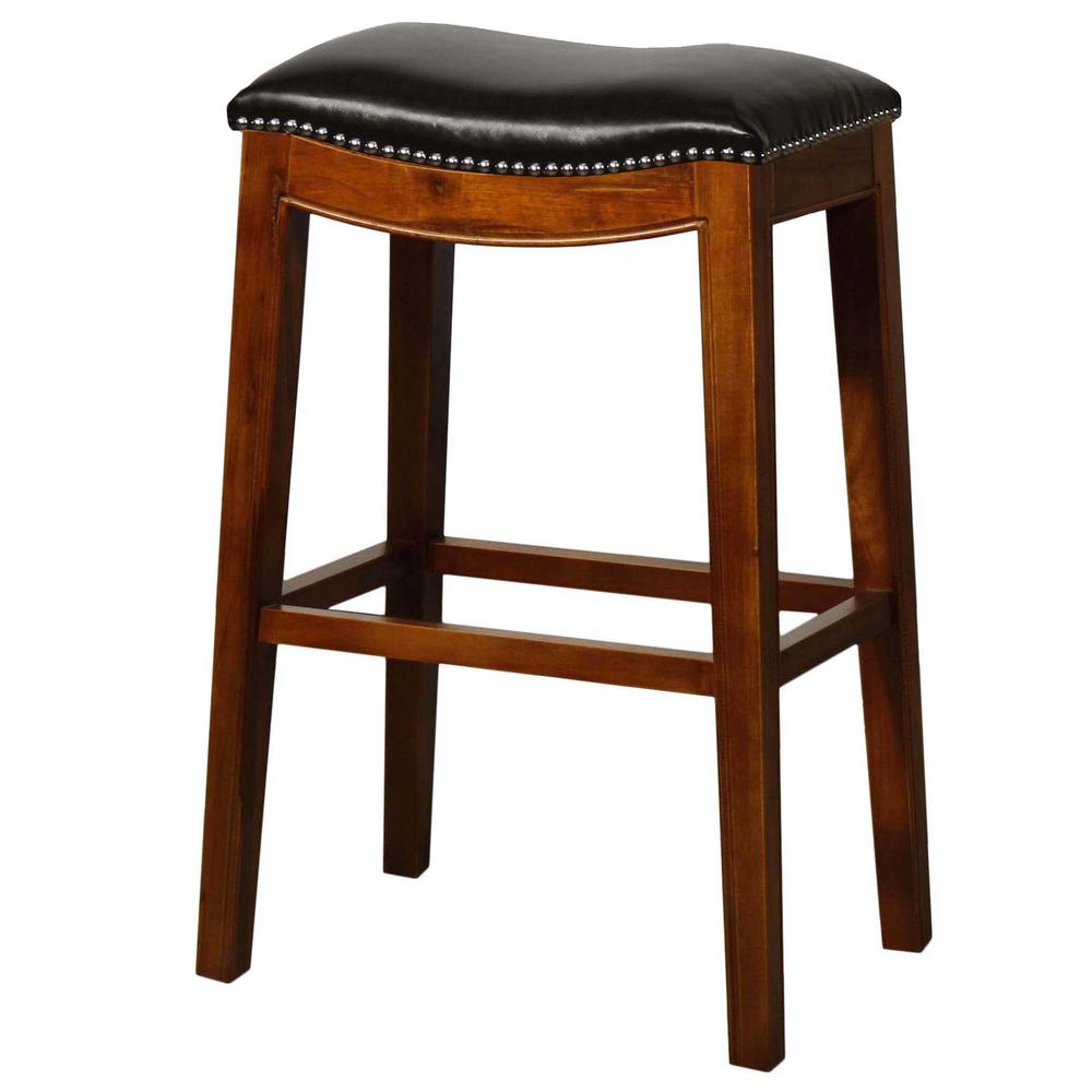 Elmo Bonded Leather Bar Stool. Picture 2