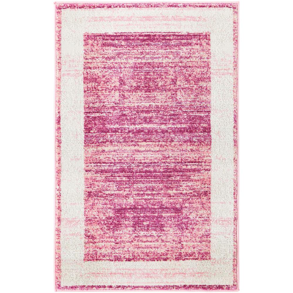 Uptown Yorkville Area Rug 2' 0" x 3' 1", Rectangular Pink. Picture 1