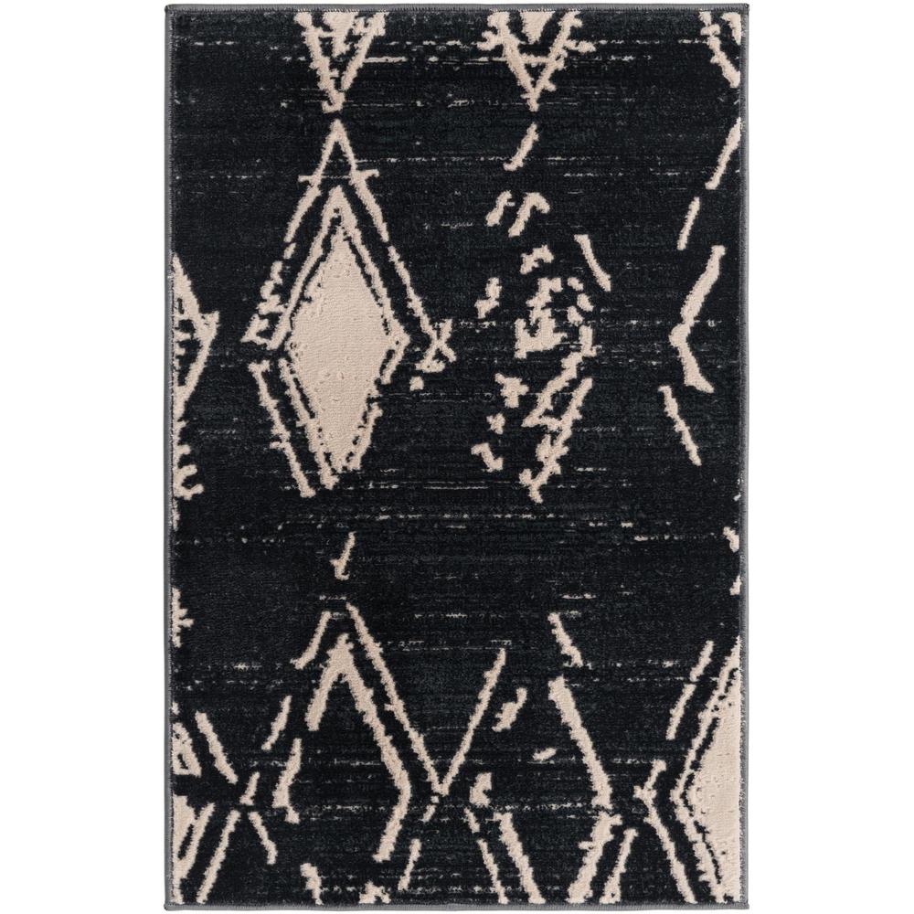 Uptown Carnegie Hill Area Rug 2' 0" x 3' 1", Rectangular Navy Blue. Picture 1