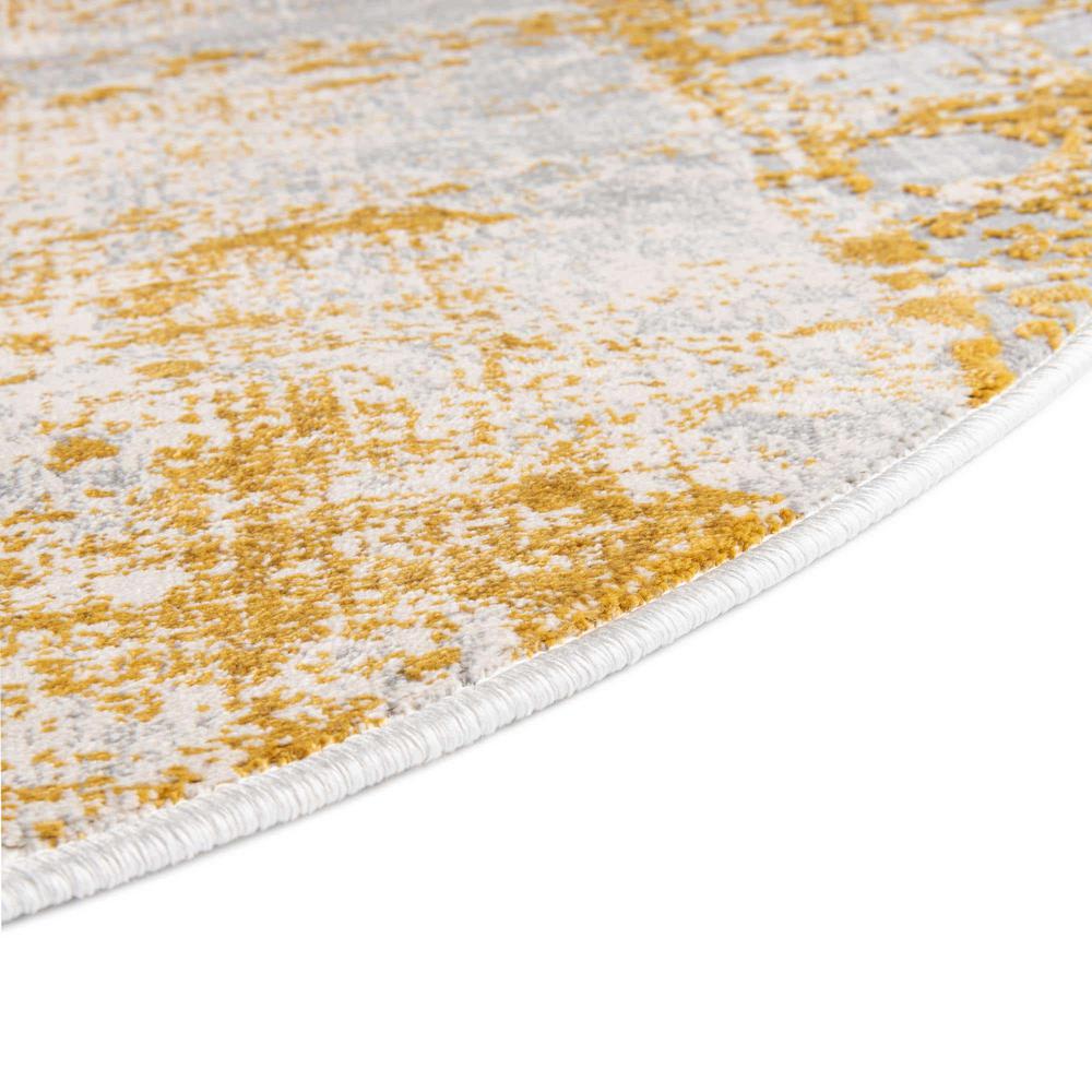 Finsbury Elizabeth Area Rug 5' 3" x 8' 0", Oval Yellow. Picture 10