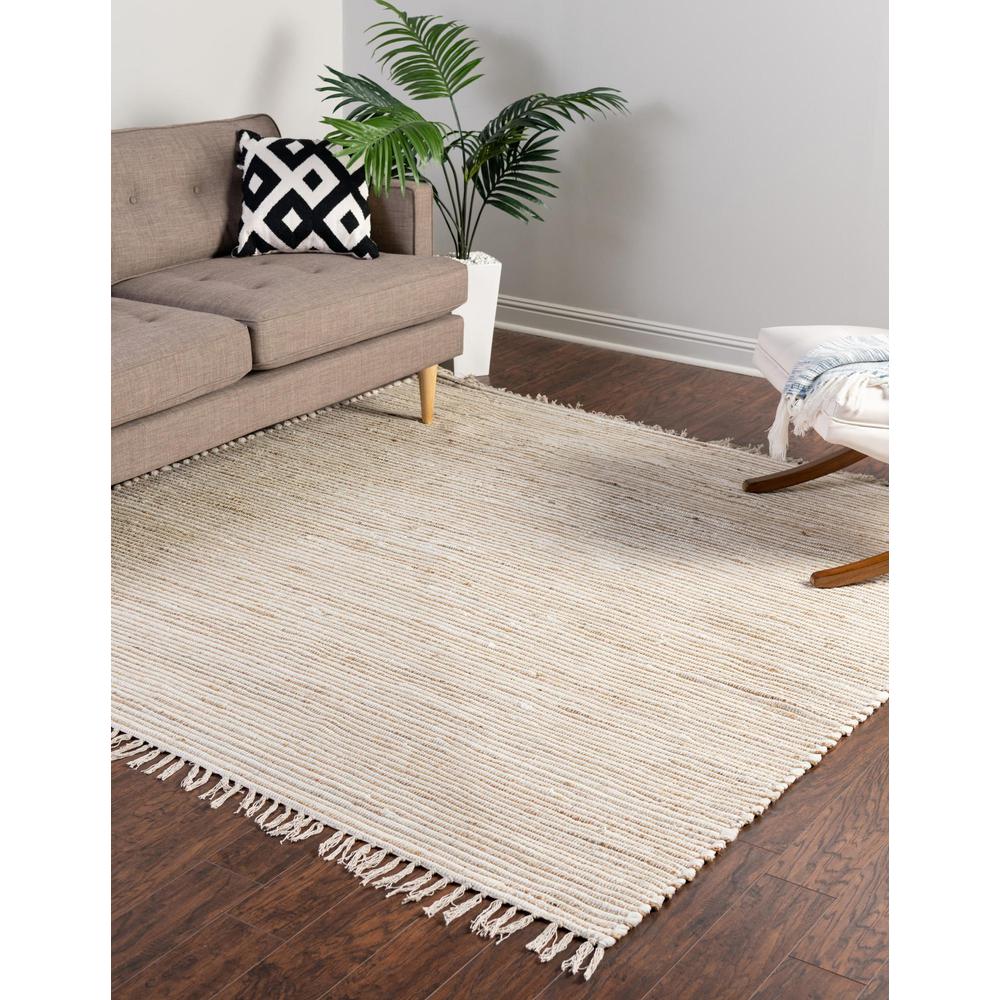 Chindi Jute Collection, Area Rug, Natural, 10' 0" x 10' 0", Square. Picture 2
