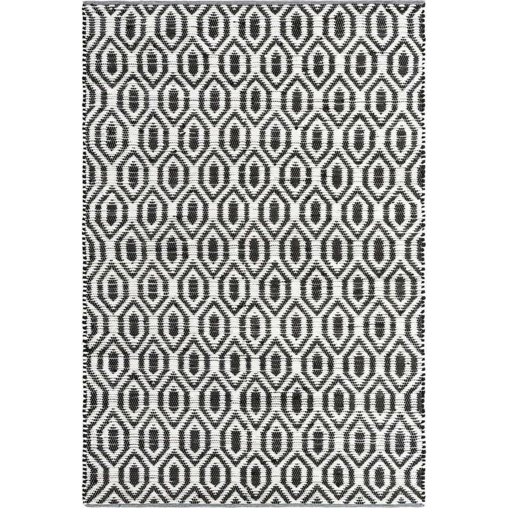 Unique Loom Rectangular 7x10 Rug in White (3154003). The main picture.