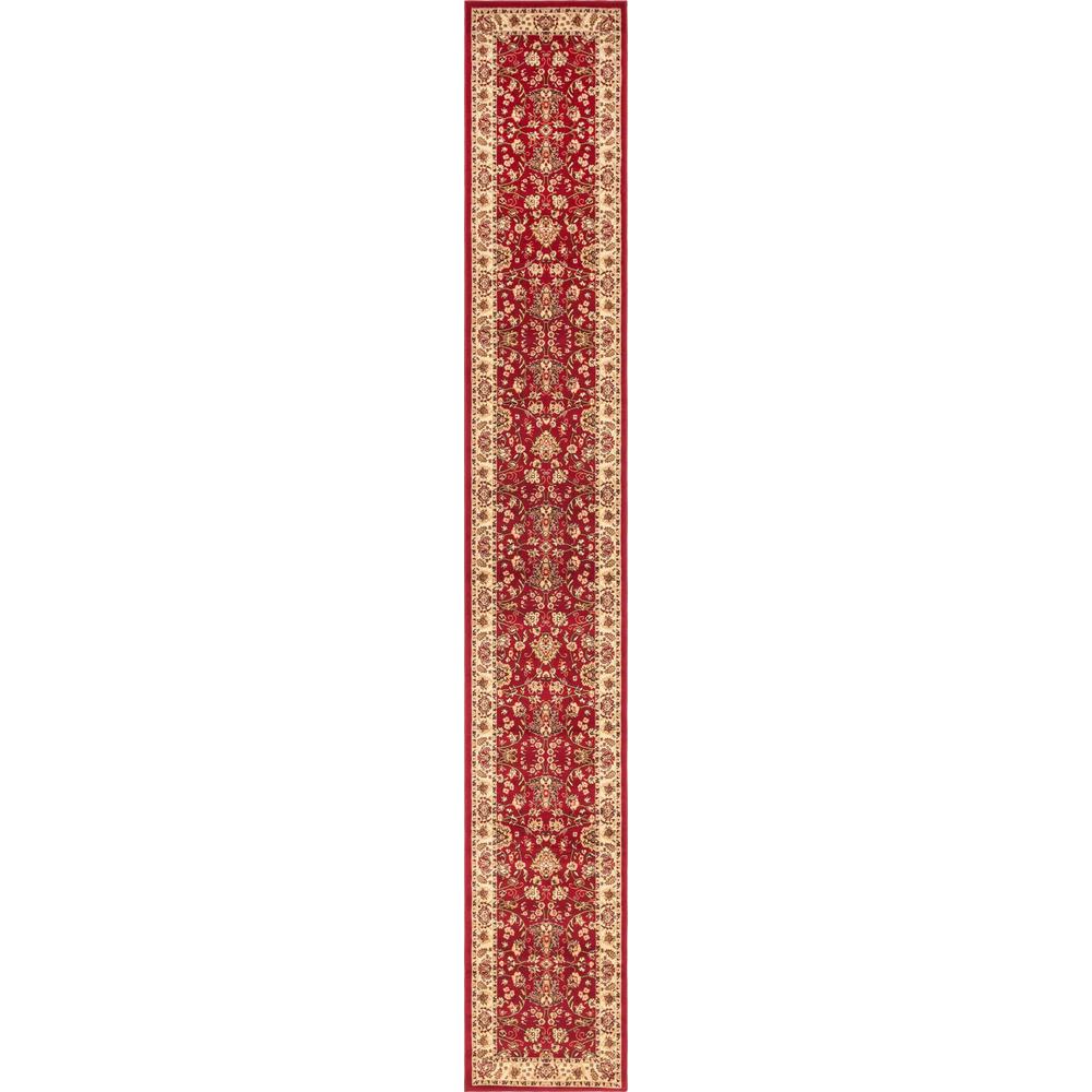 Unique Loom 20 Ft Runner in Burgundy (3152869). Picture 1