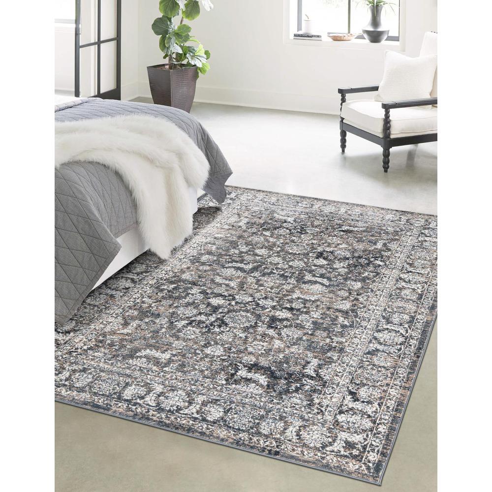 Uptown Area Rug 9' 0" x 12' 0", Rectangular, Navy Blue. Picture 2