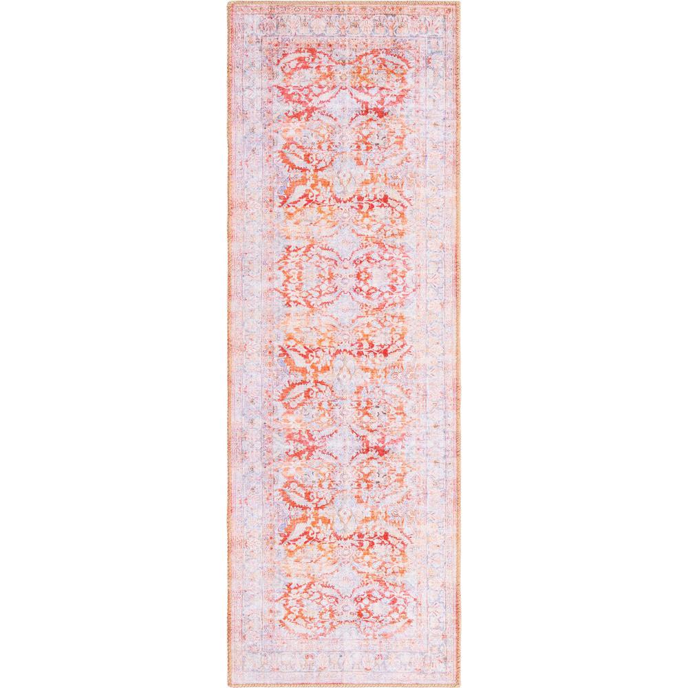 Unique Loom 6 Ft Runner in Rust Red (3161275). Picture 1