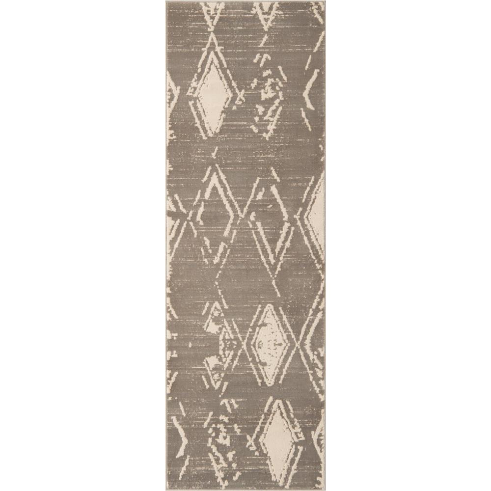 Uptown Carnegie Hill Area Rug 2' 7" x 8' 0", Runner Gray. Picture 1