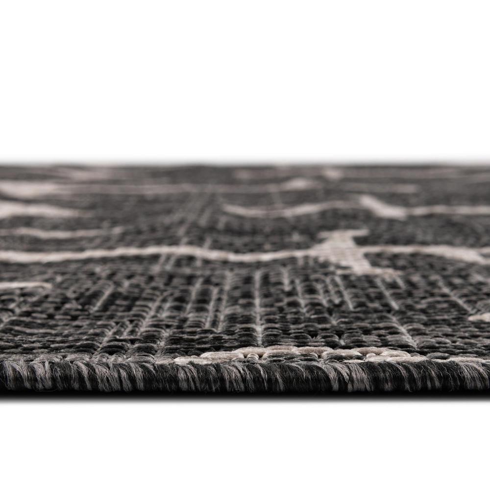 Unique Loom Rectangular 2x3 Rug in Charcoal (3162727). Picture 2