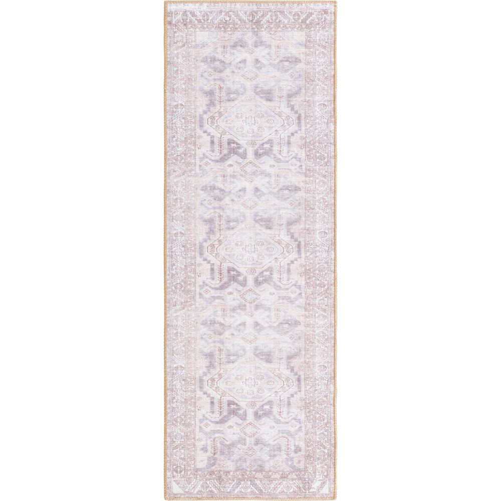 Unique Loom 6 Ft Runner in Gray (3161261). Picture 1