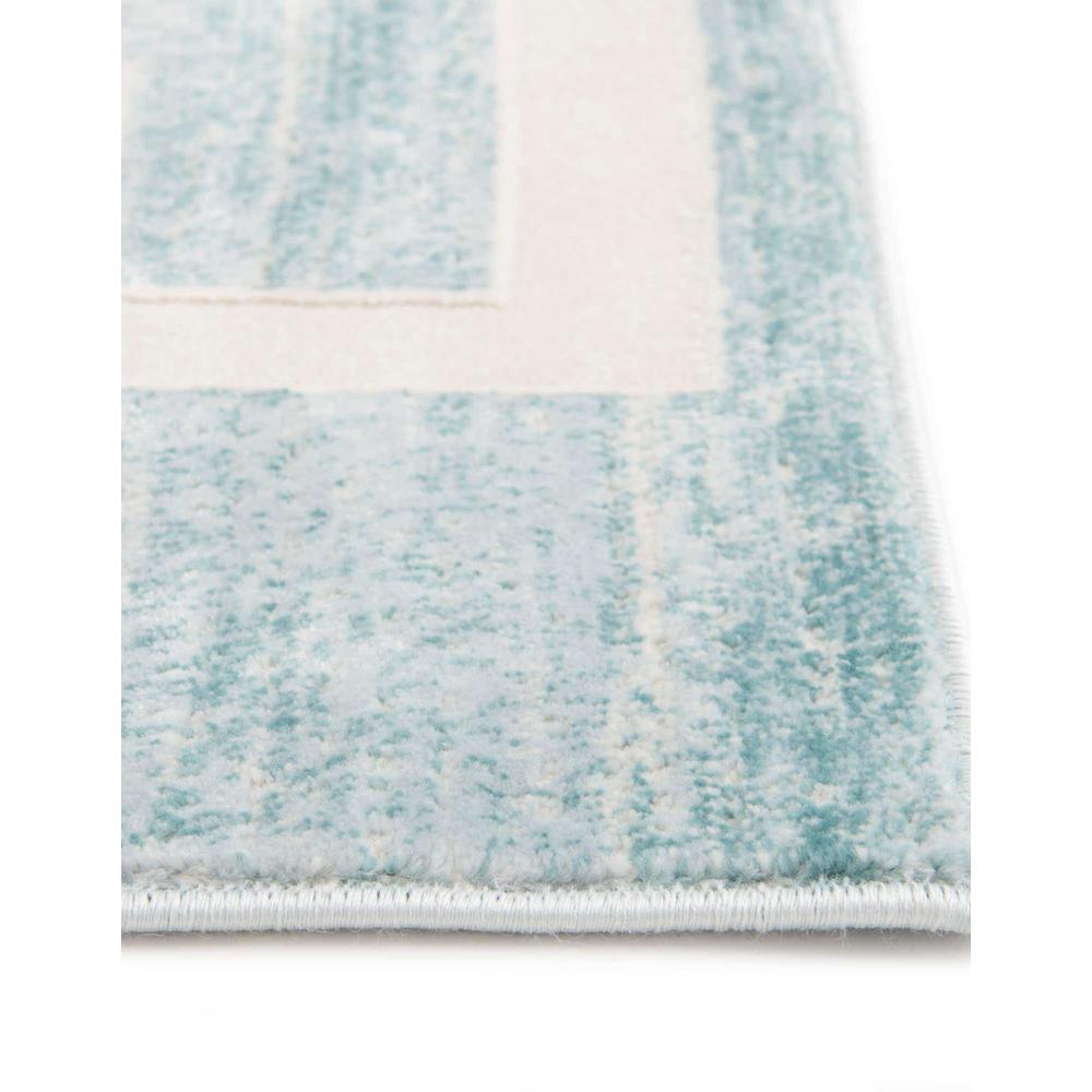 Uptown Lenox Hill Area Rug 1' 8" x 1' 8", Square Turquoise. Picture 10