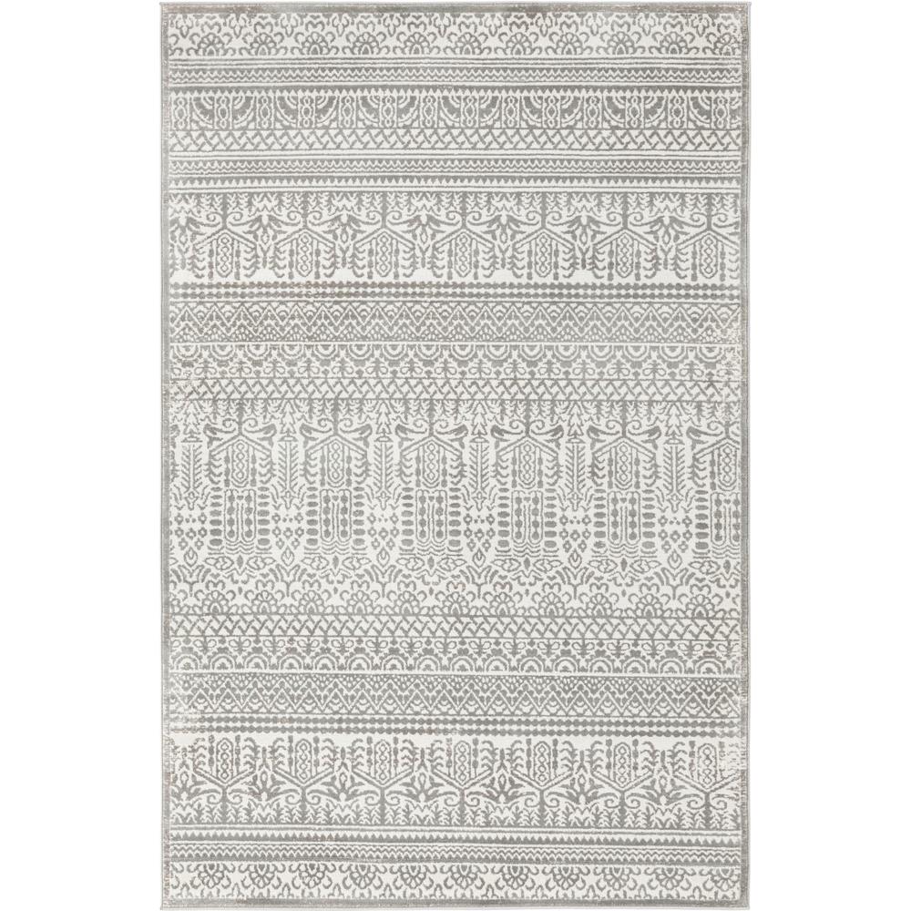 Uptown Area Rug 5' 3" x 8' 0" Rectangular Gray. Picture 1