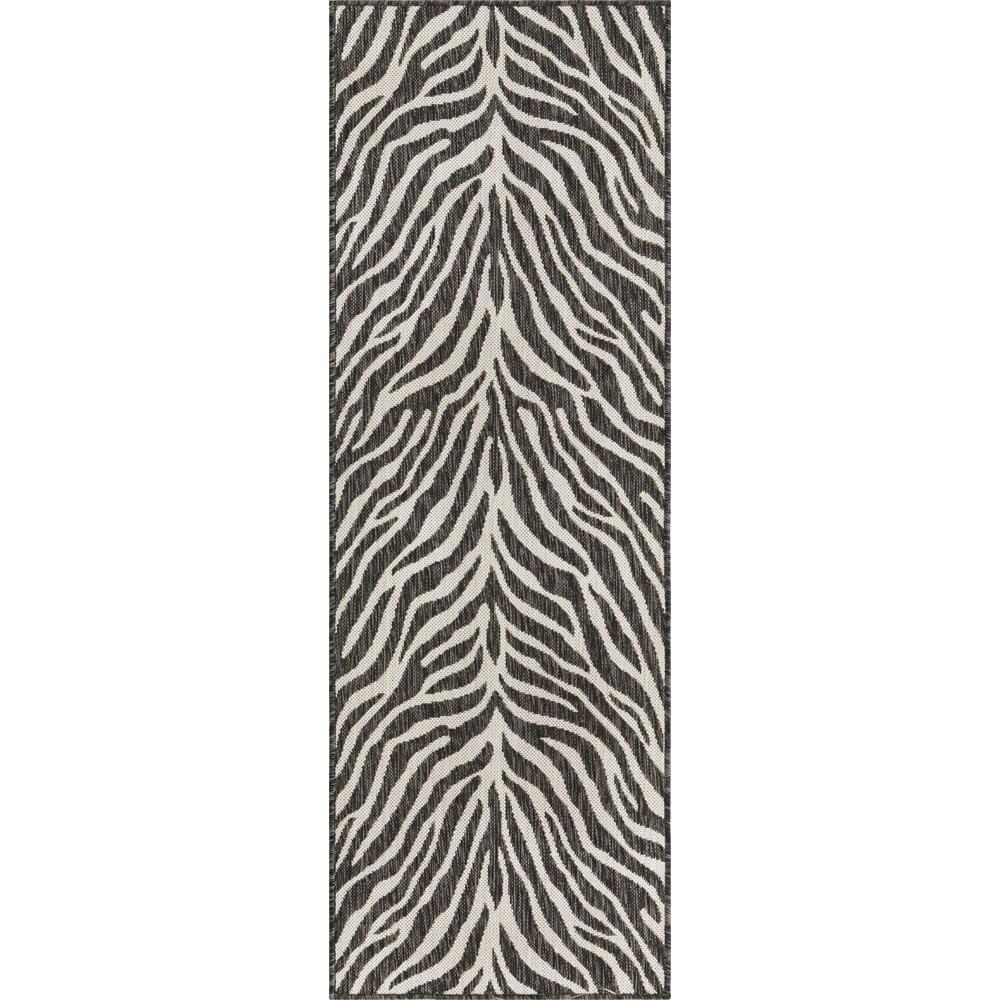 Outdoor Safari Collection, Area Rug, White, 2' 0" x 6' 0", Runner. Picture 1