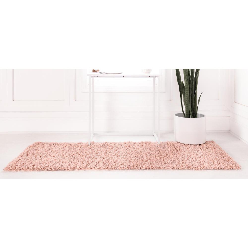 Unique Loom 8 Ft Runner in Dusty Rose (3153398). Picture 4