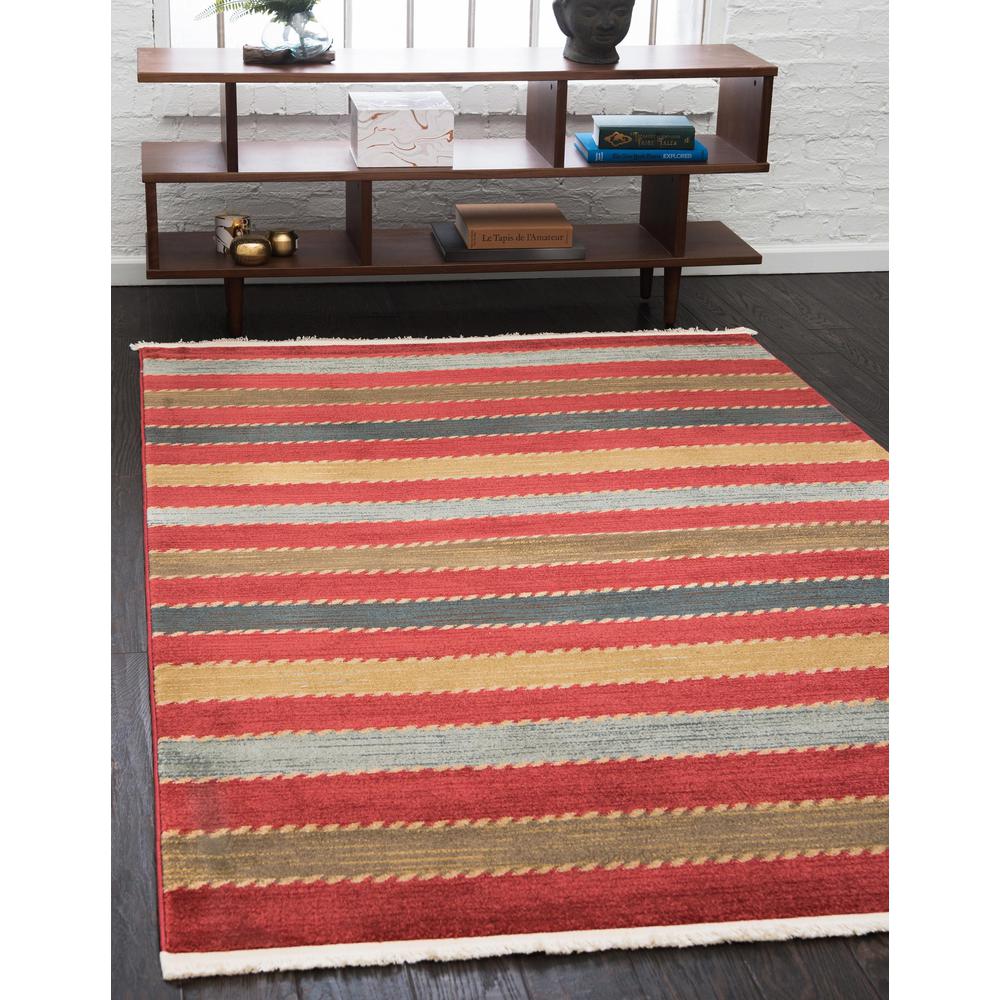 Monterey Fars Rug, Red (8' 0 x 10' 0). Picture 2
