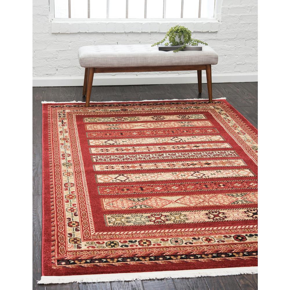 Pasadena Fars Rug, Rust Red (8' 0 x 10' 0). Picture 2