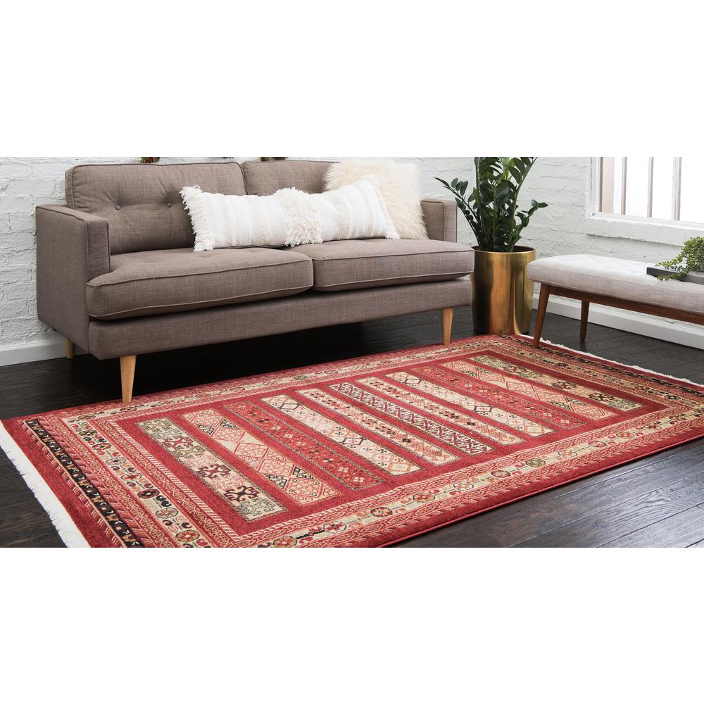 Pasadena Fars Rug, Rust Red (8' 0 x 10' 0). Picture 3