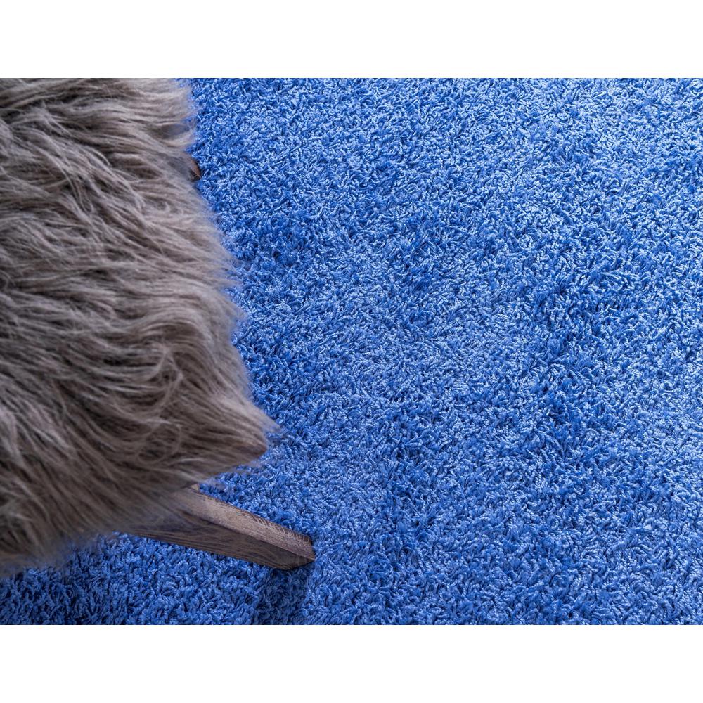 Solid Shag Rug, Periwinkle Blue (8' 0 x 10' 0). Picture 6