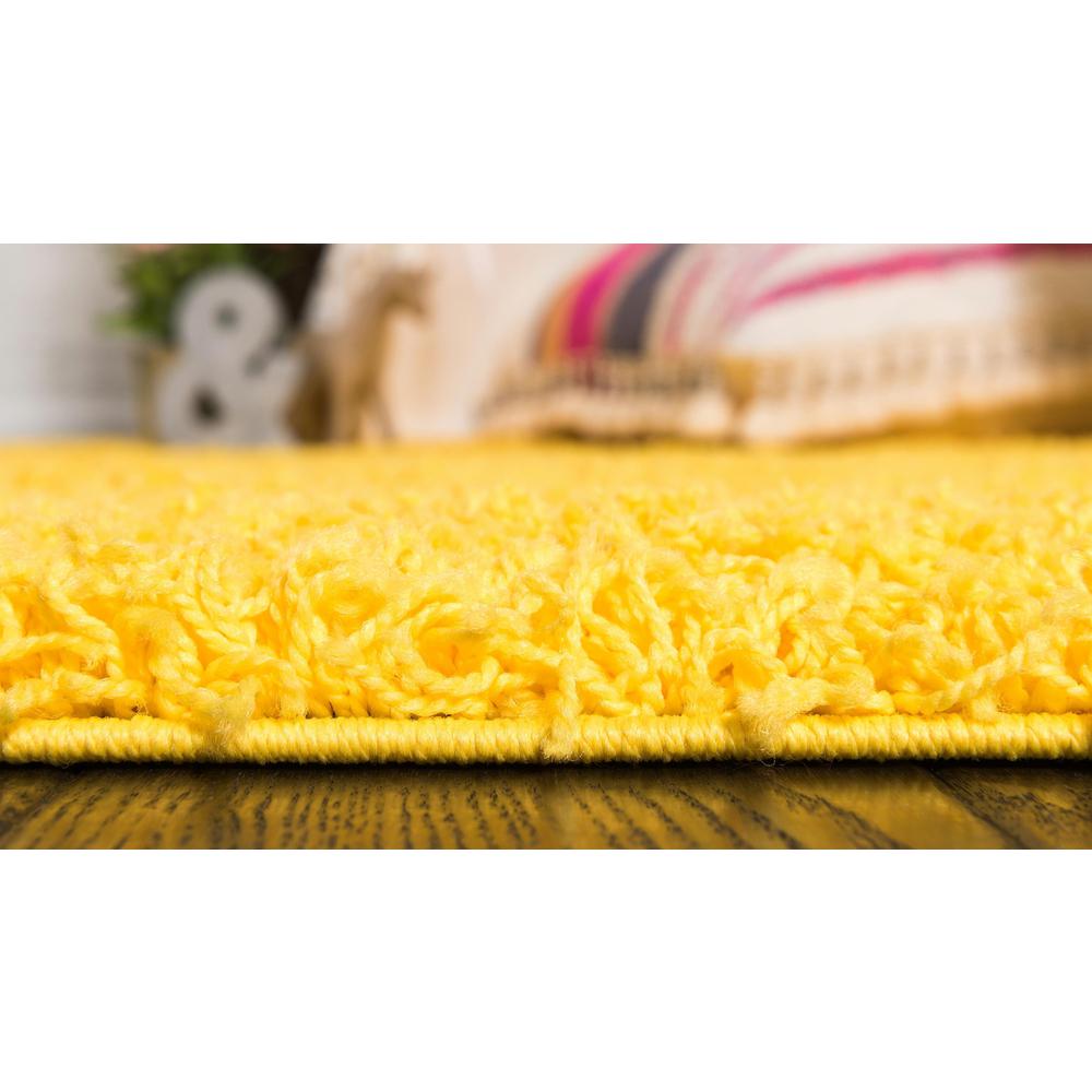 Solid Shag Rug, Tuscan Sun Yellow (8' 0 x 10' 0). Picture 5
