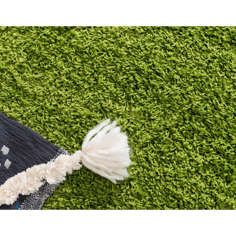 Solid Shag Rug, Grass Green (8' 0 x 10' 0). Picture 6
