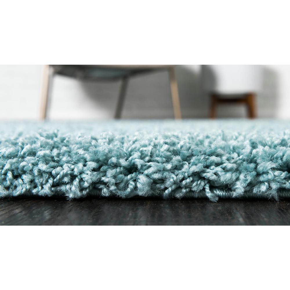 Solid Shag Rug, Slate Blue (8' 0 x 10' 0). Picture 5