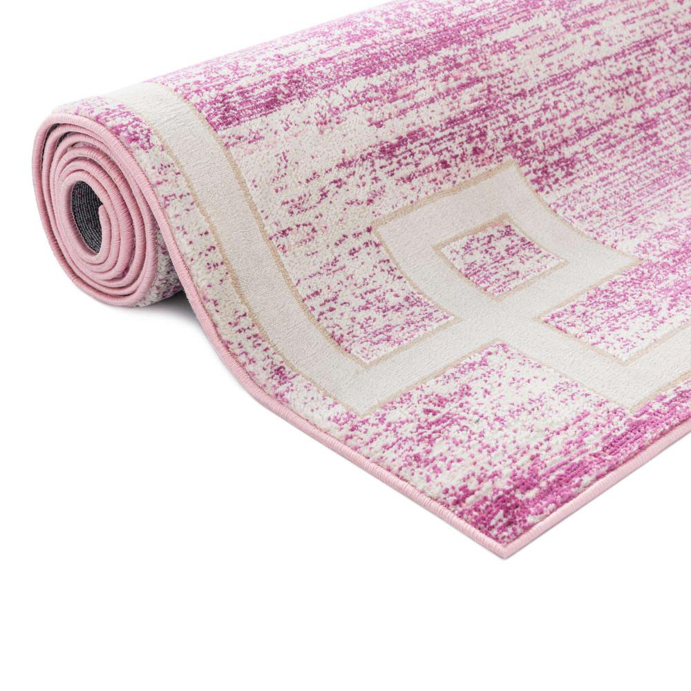 Uptown Lenox Hill Area Rug 4' 1" x 6' 1", Rectangular Pink. Picture 4