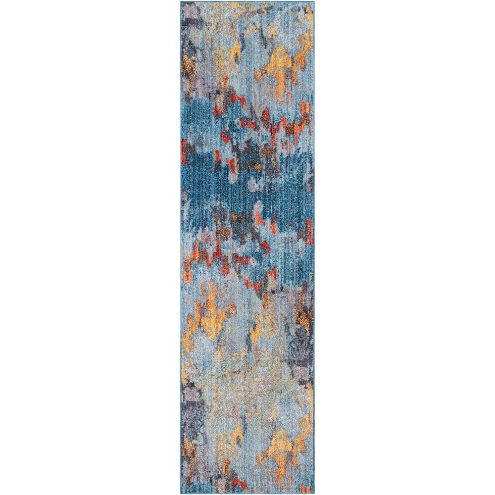 Downtown Tribeca Area Rug 2' 7" x 10' 0", Runner Multi. Picture 1