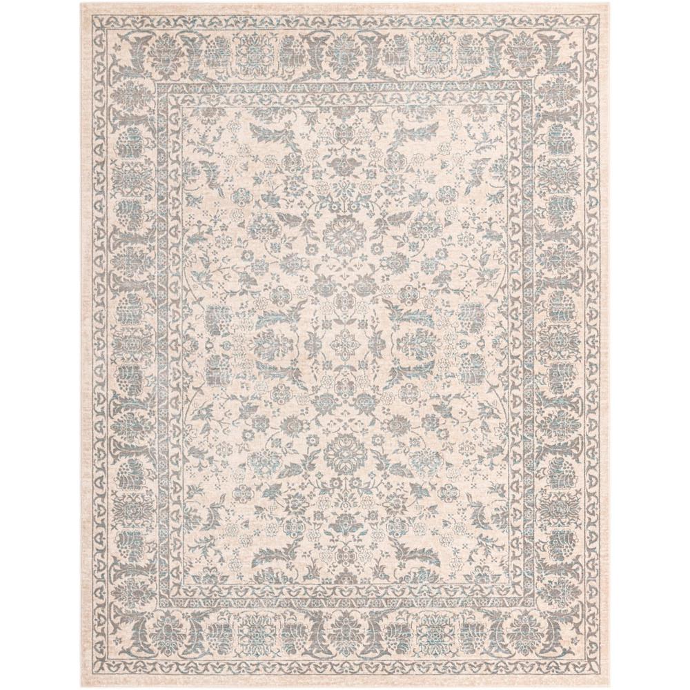 Uptown Area Rug 7' 10" x 10' 0" - Rectangular Teal. Picture 1